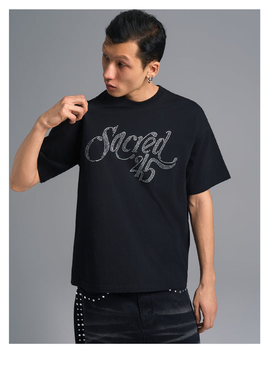 S45 Rhinestone Logo Tee | Face 3 Face