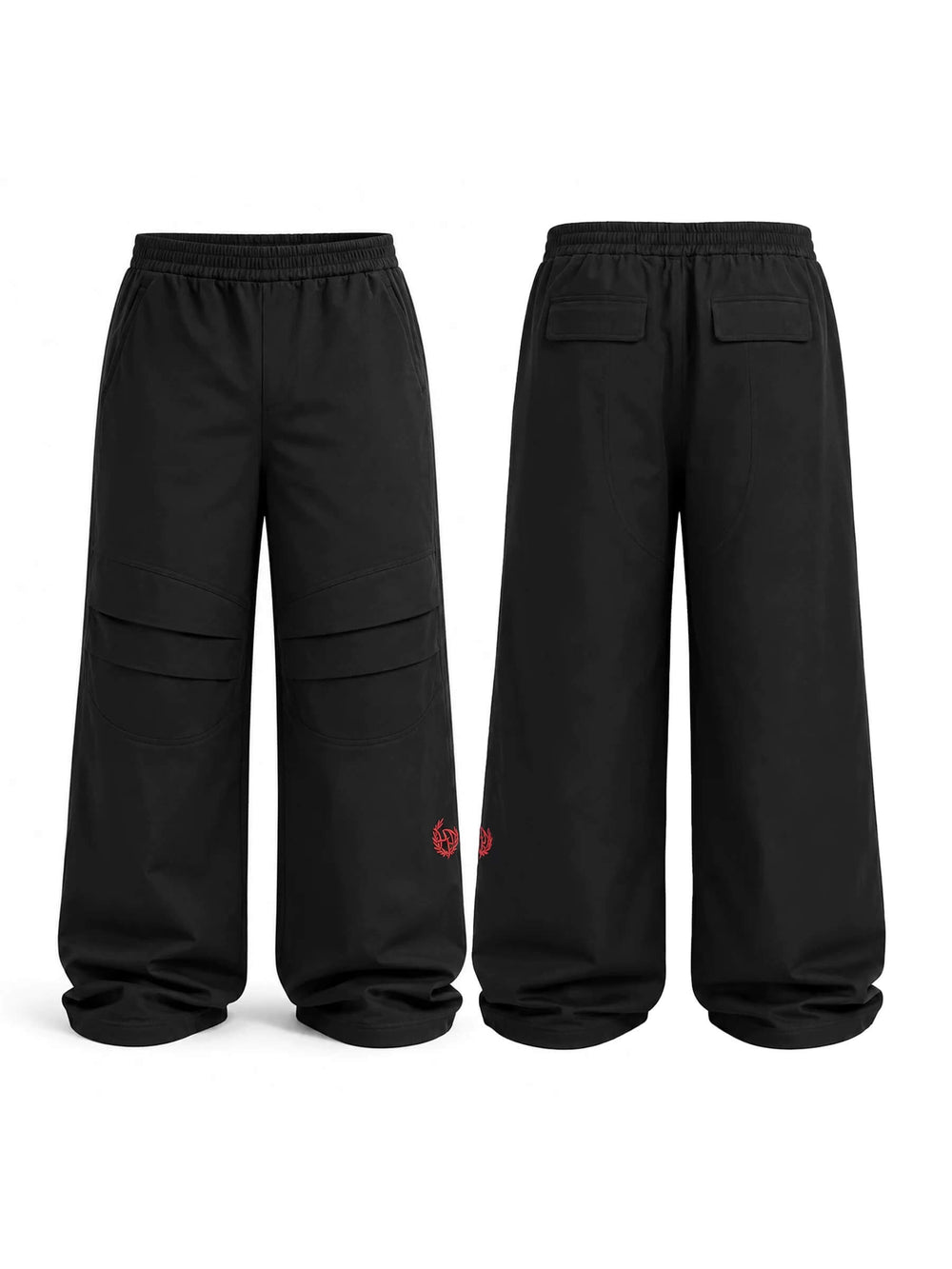 KARMANISTIC 3D Cut Nylon Parachute Pants | Face 3 Face