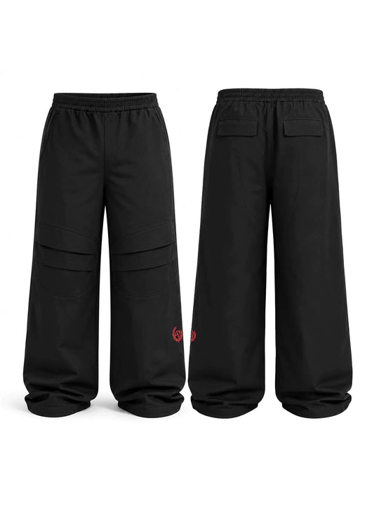 KARMANISTIC 3D Cut Nylon Parachute Pants | Face 3 Face