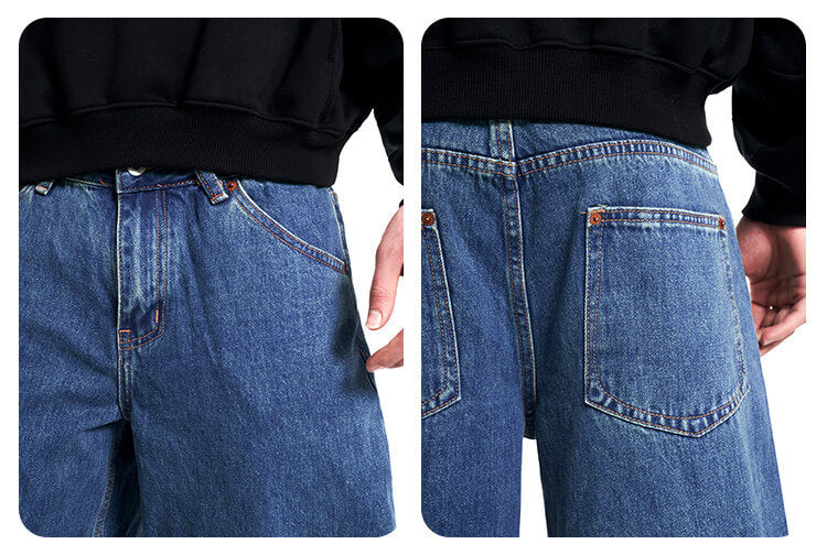 F3F Select Vintage Light Wash Baggy Jeans | Face 3 Face