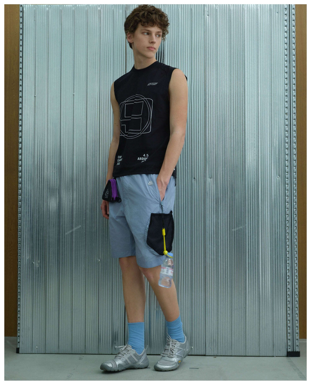 S45 Mesh Pocket Nylon Utility Outdoor Shorts | Face 3 Face