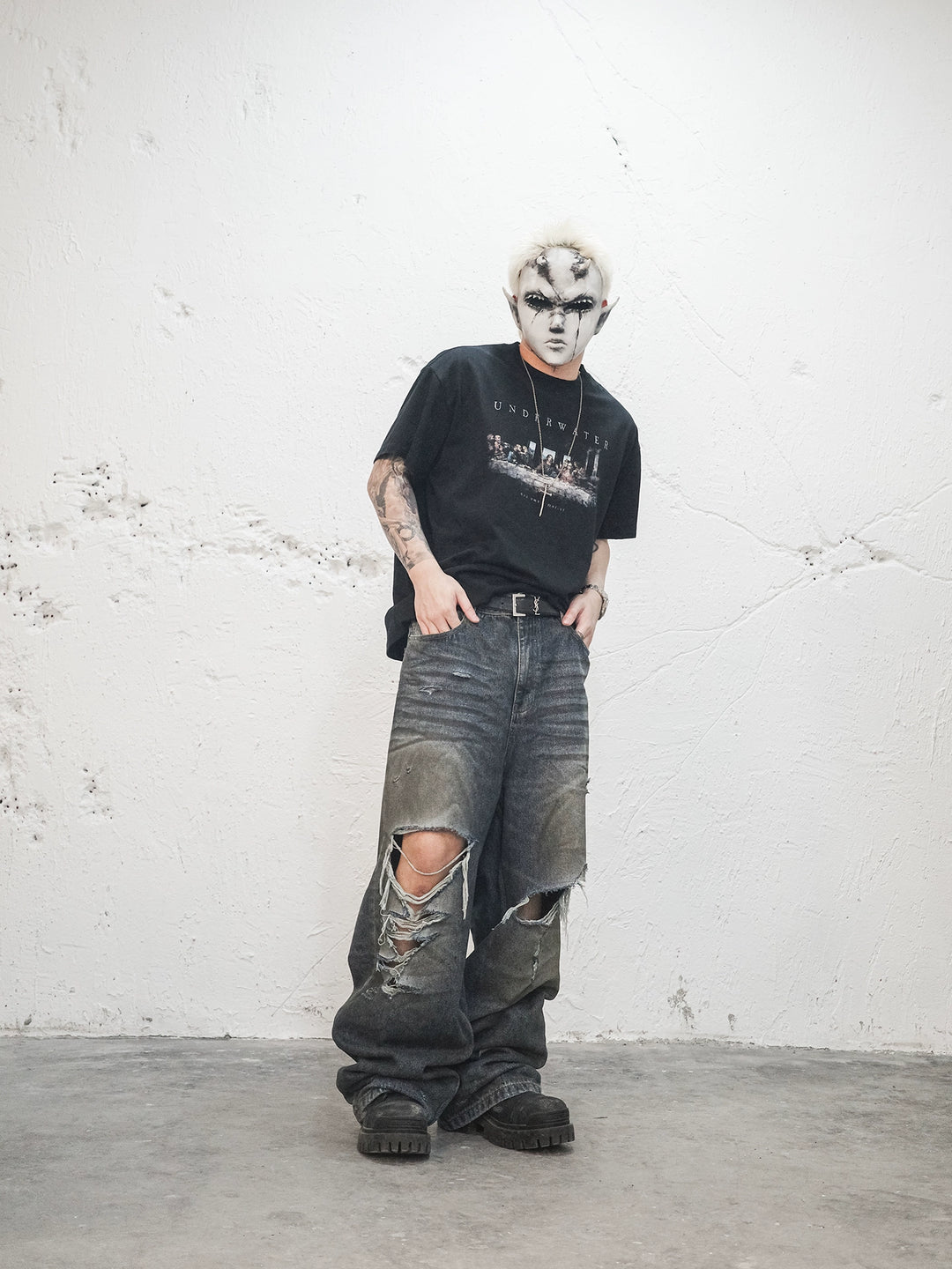 UNDERWATER Last Supper Vintage Graphic Tee | Face 3 Face