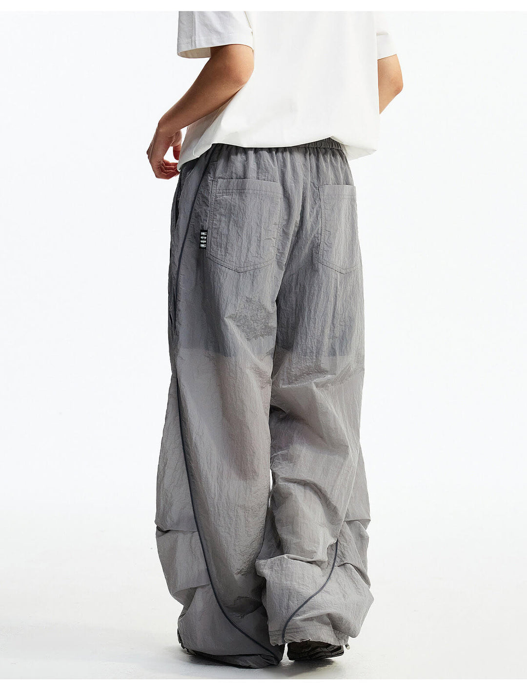 MEDM Sheen Texture Lightweight Utility Track Pants | Face 3 Face