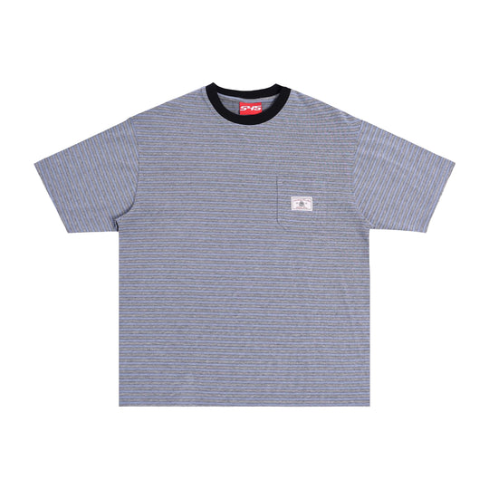 S45 Soft Striped Pocket Short Sleeve Tee | Face 3 Face