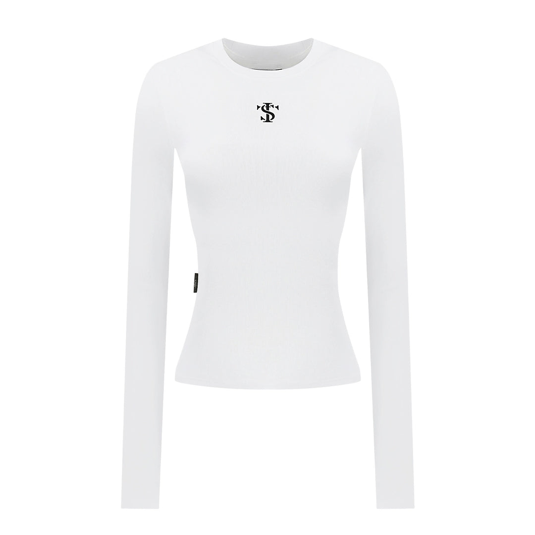 Small Town Kid Basic Slim Fit Stretch Long Sleeve Tee | Face 3 Face