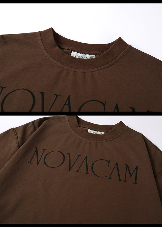 NOVACAM Simple Logo Ground Edge Backstitch Tee | Face 3 Face