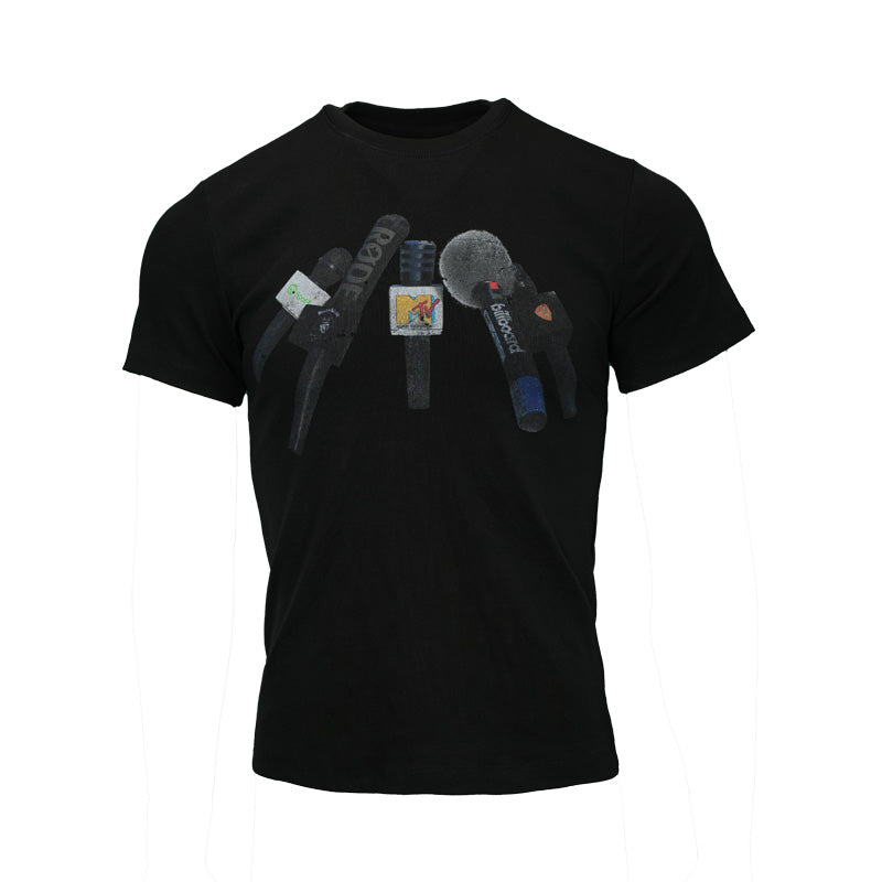 TGFCLUB Interview Mic Print Tee | Face 3 Face