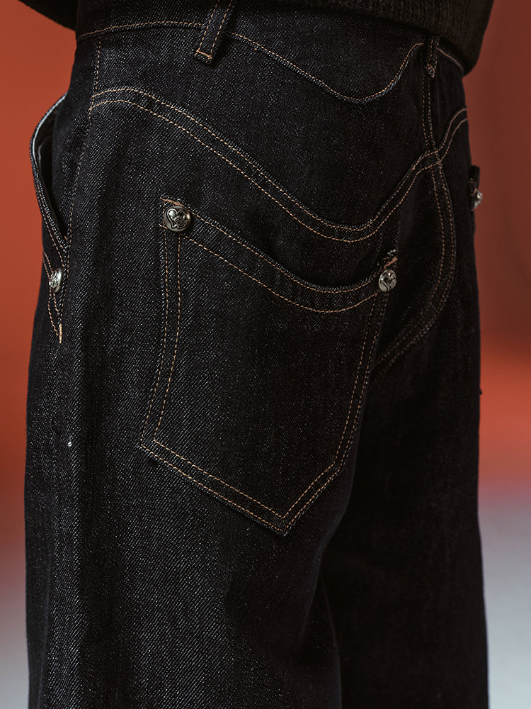 YADcrew Twisted Deconstruction Baggy Jeans | Face 3 Face