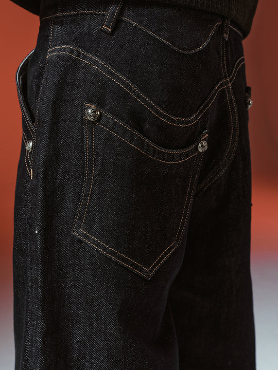 YADcrew Twisted Deconstruction Baggy Jeans | Face 3 Face