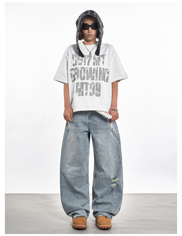 F3F Select Deconstructed Cutoff Machete Jeans | Face 3 Face