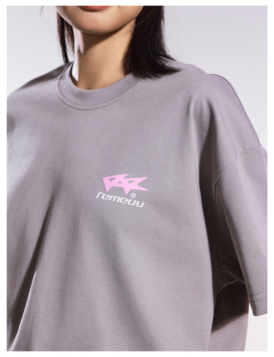 Remedy Flocking Logo Print Tee | Face 3 Face