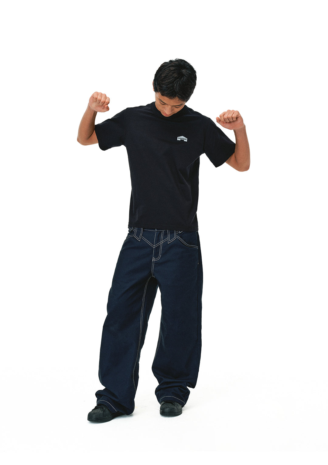 EVILKNIGHT(EK) Reversible Micro Stretch Tee | Face 3 Face