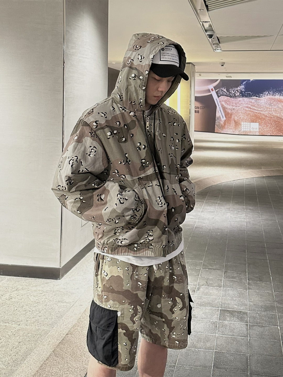 NOVACAM Camouflage Military Hooded Work Jacket | Face 3 Face