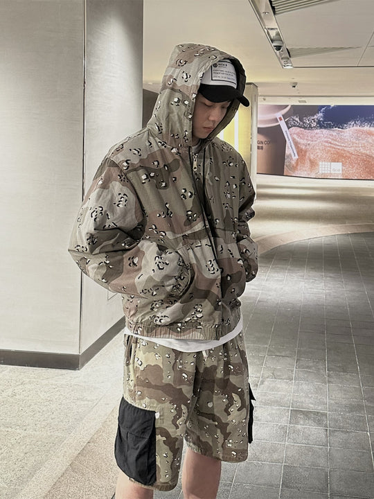 NOVACAM Camouflage Military Hooded Work Jacket | Face 3 Face