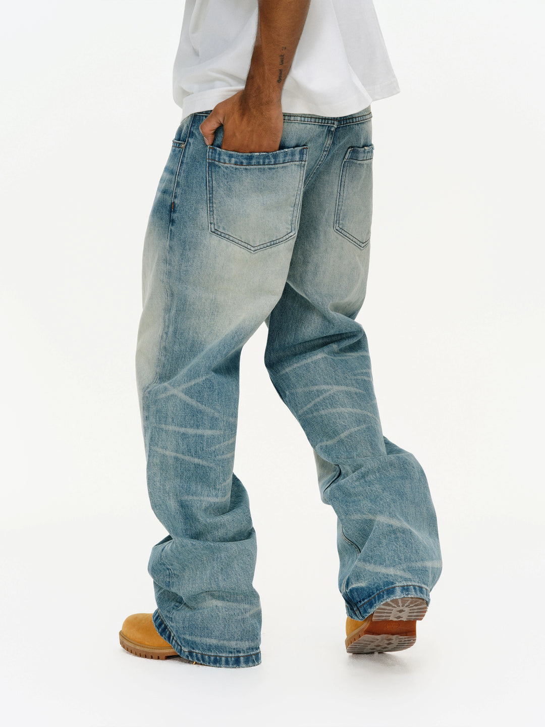 ANTIDOTE Washed Blue Jeans | Face 3 Face