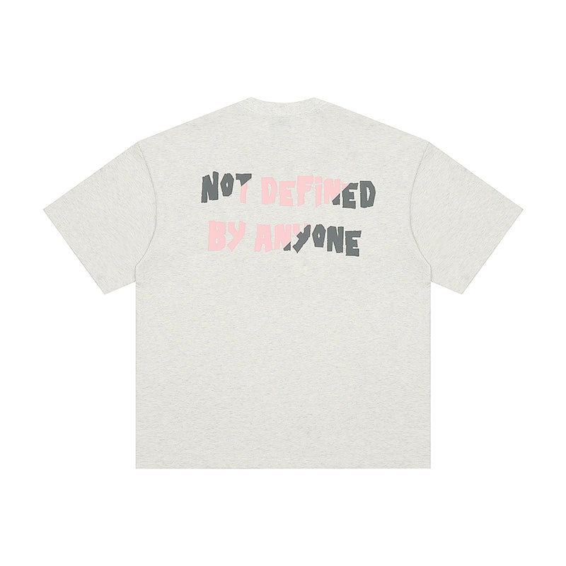 Graphic Tee | Achock Handwritten Slogan Print Tee | Face 3 Face