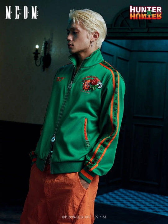 MEDM × HUNTER×HUNTER Character Icon Color Block Track Jacket
