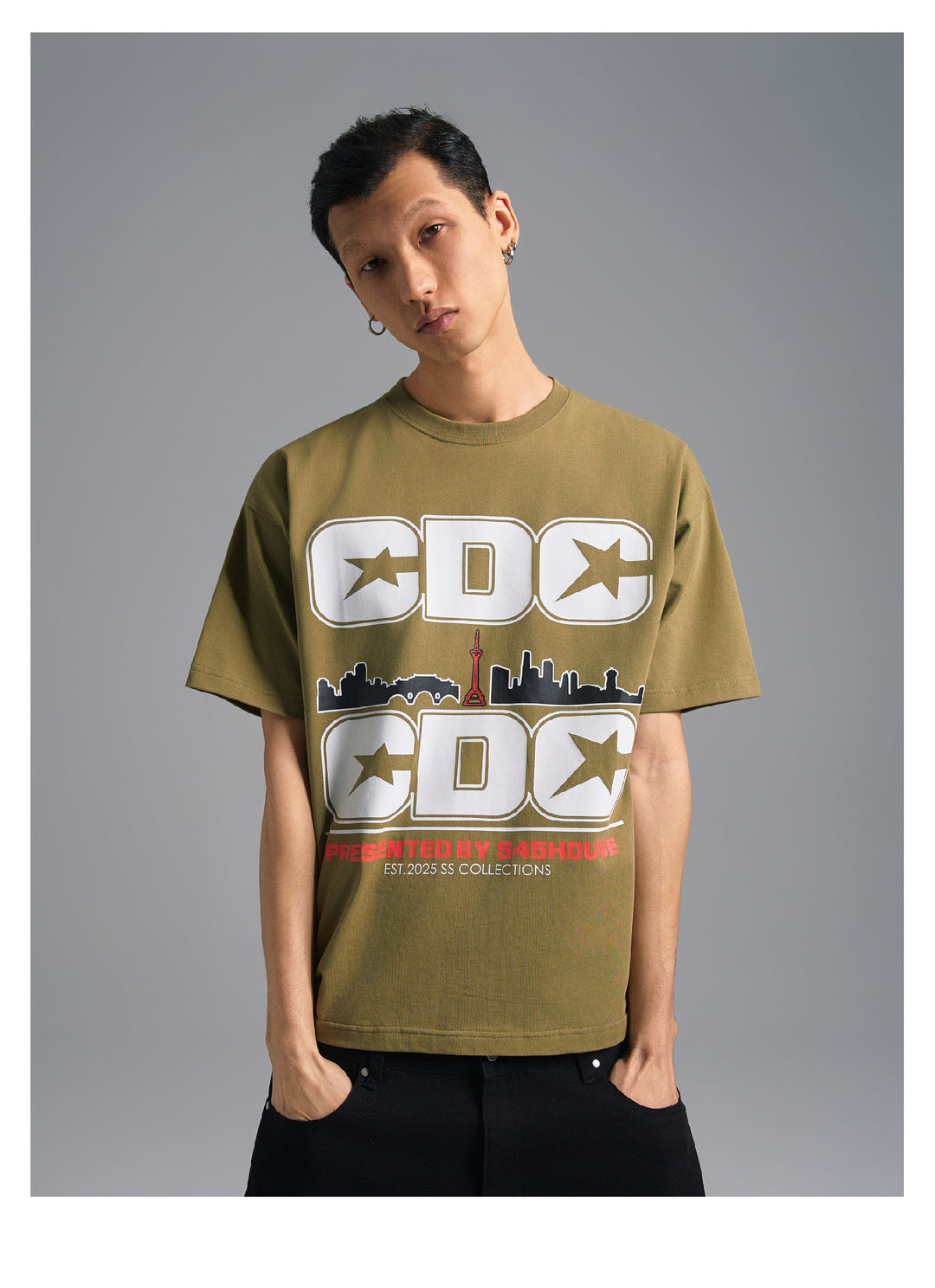 S45 CDC City Printed Tee | Face 3 Face