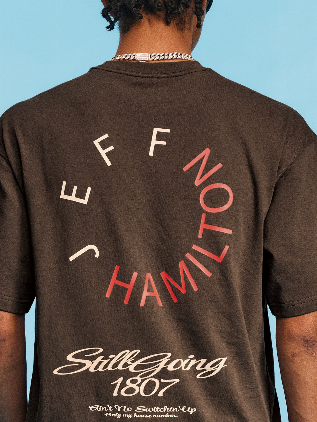 1807 Jeff Hamilton Small Logo Printed Tee | Face 3 Face