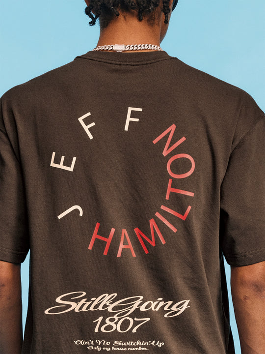 1807 Jeff Hamilton Small Logo Printed Tee | Face 3 Face