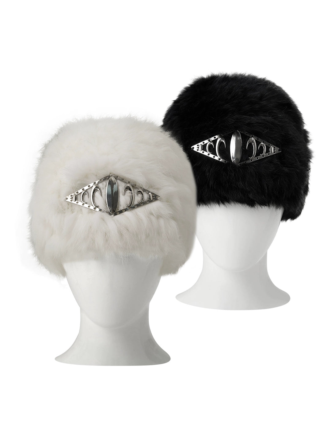 KARMANISTIC Metal Logo Fur Beanie | Face 3 Face