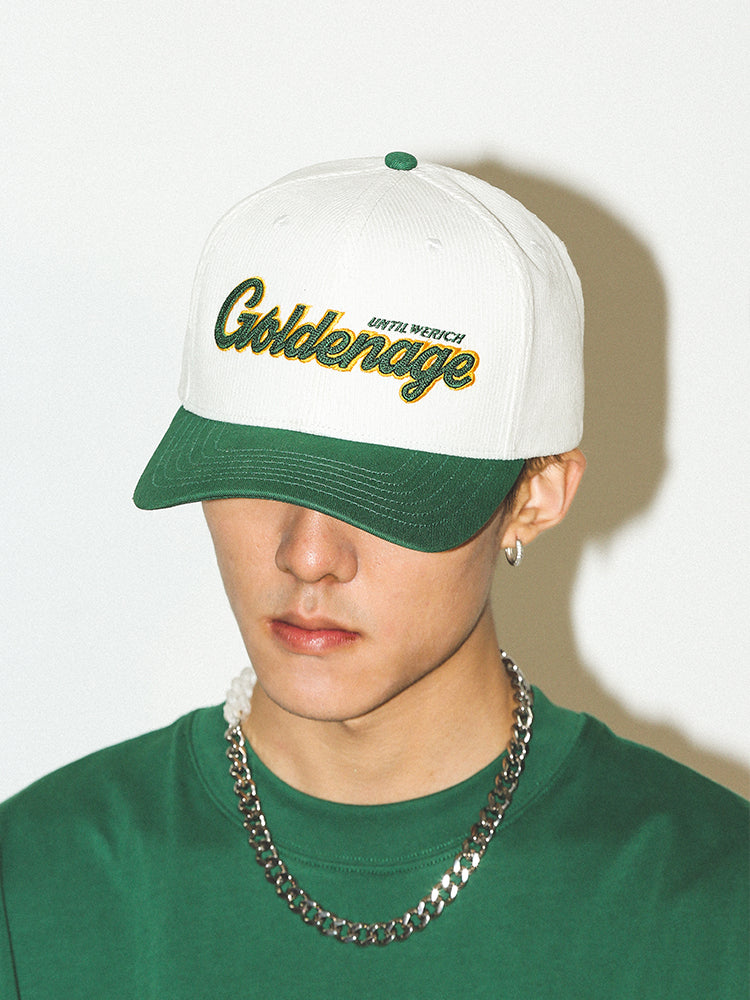 UNTILWERICH 3D Embroidered Corduroy Baseball Cap | Face 3 Face