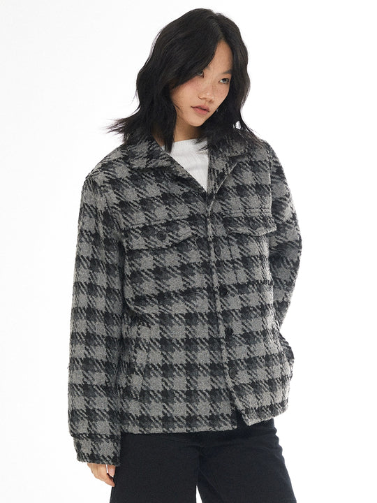 EMPTY REFERENCE Houndstooth Jacket | Face 3 Face