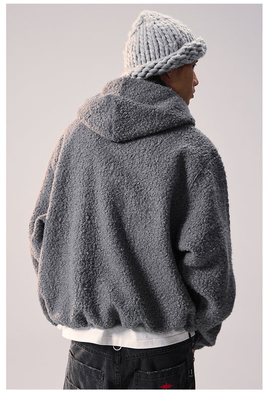 Remedy Sherpa Fleece Half Zip Hoodie | Face 3 Face