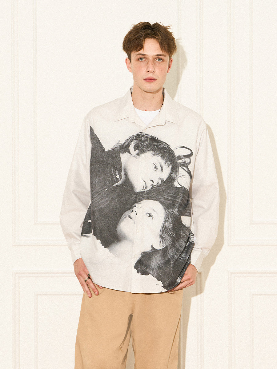 EMPTY REFERENCE Movie Portrait Long Sleeve Shirt