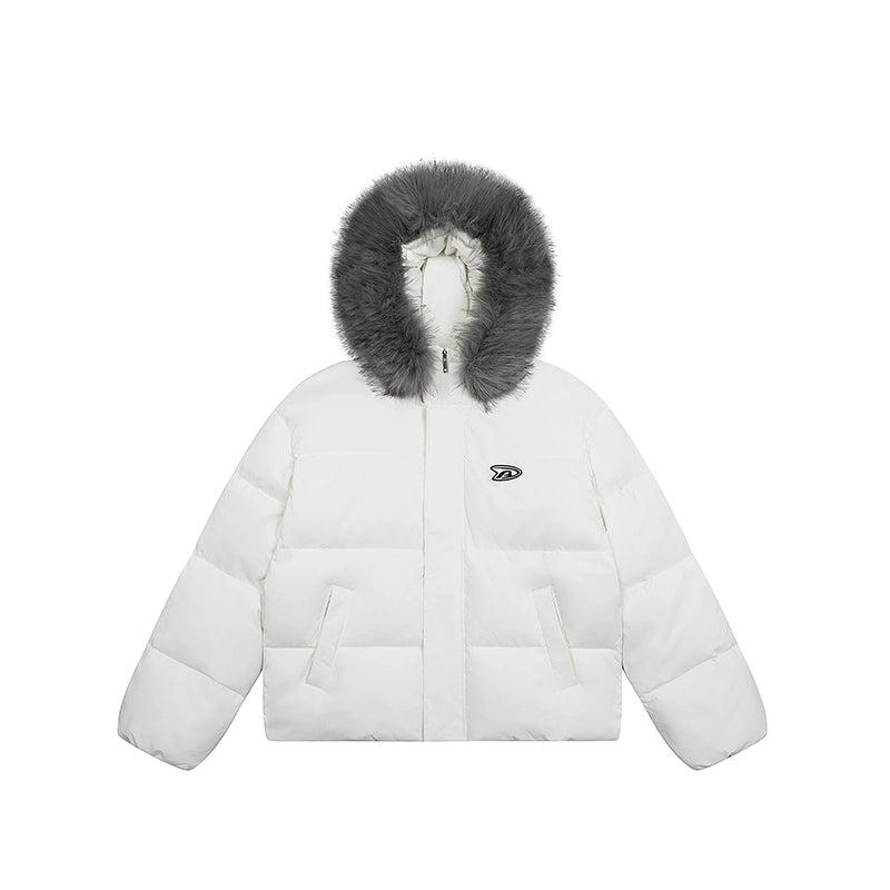 Achock Fur Hooded Down Jacket | Face 3 Face