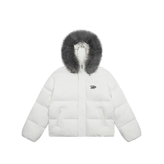 Achock Fur Hooded Down Jacket | Face 3 Face