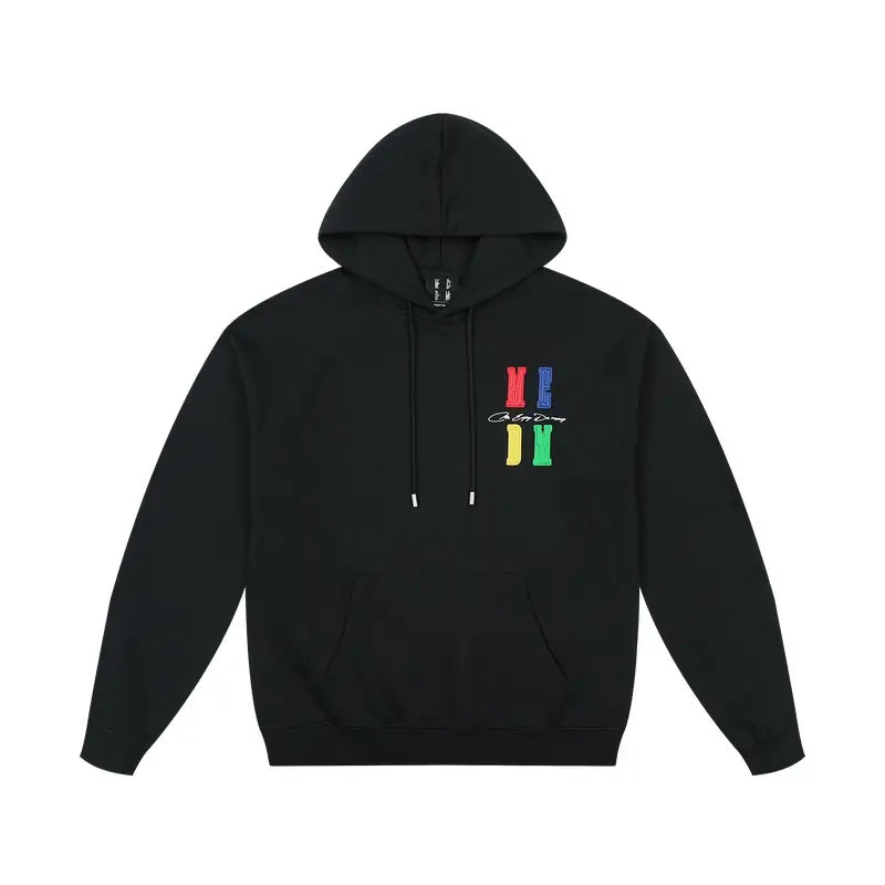 MEDM Rainbow Embossed Logo Hoodie | Face 3 Face
