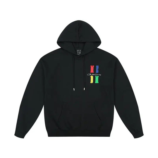MEDM Rainbow Embossed Logo Hoodie | Face 3 Face