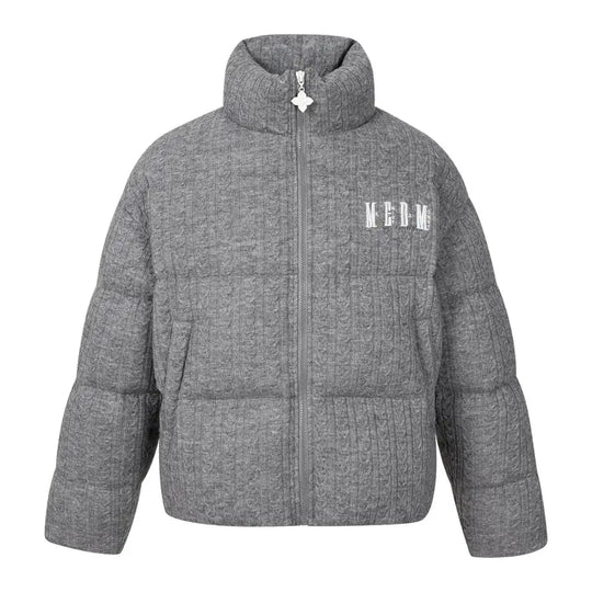 MEDM Cable Knit Down Jacket | Face 3 Face