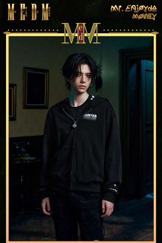 MEDM × HUNTER×HUNTER Phantom Troupe Spider Patch Zip Up Hoodie | Face 3 Face