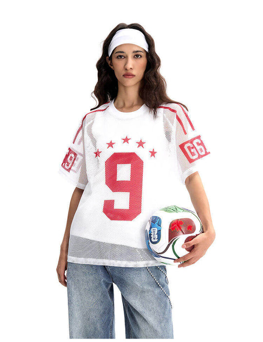 F3F Select Star Number 9 Mesh Short Sleeve Jersey | Face 3 Face