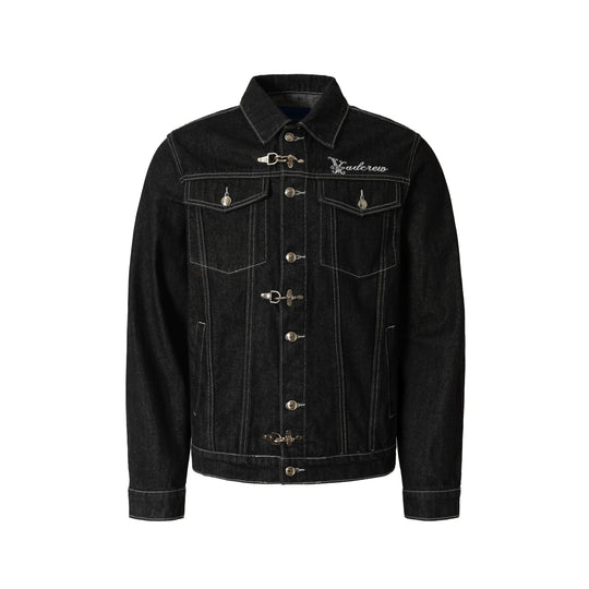 YADcrew Snap Button Denim Jacket | Face 3 Face