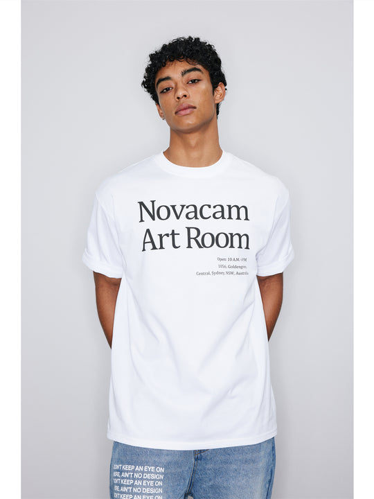 NOVACAM Novacam Art Room Logo Print Tee | Face 3 Face