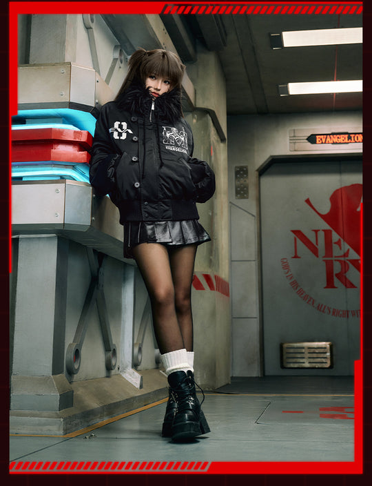 MEDM x EVA Unit-00 Famous Scene Bomber Down Jacket | Face 3 Face