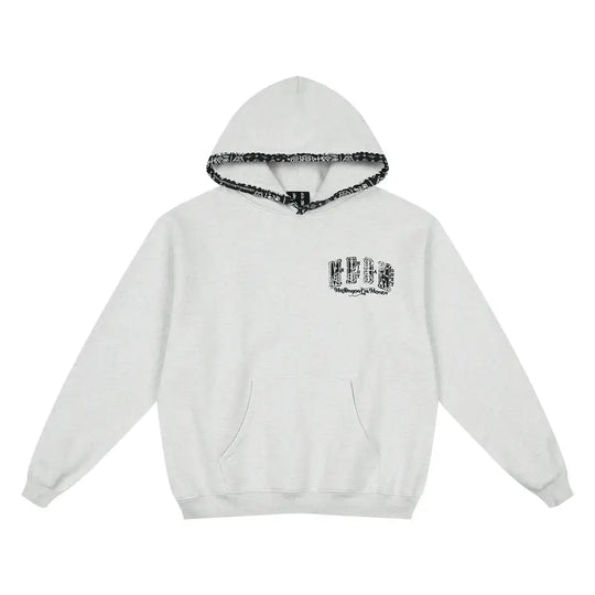 MEDM Ethnic Paisley Patch Embroidered Hoodie | Face 3 Face