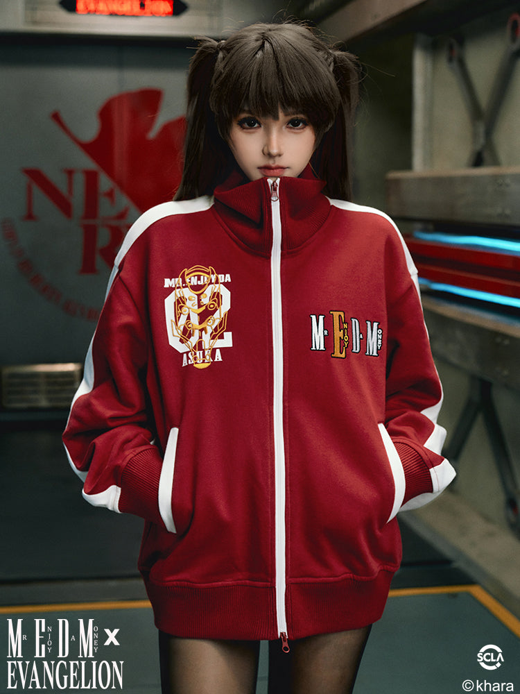 MEDM x EVA Line Art Body Contrast Color Track Jacket | Face 3 Face