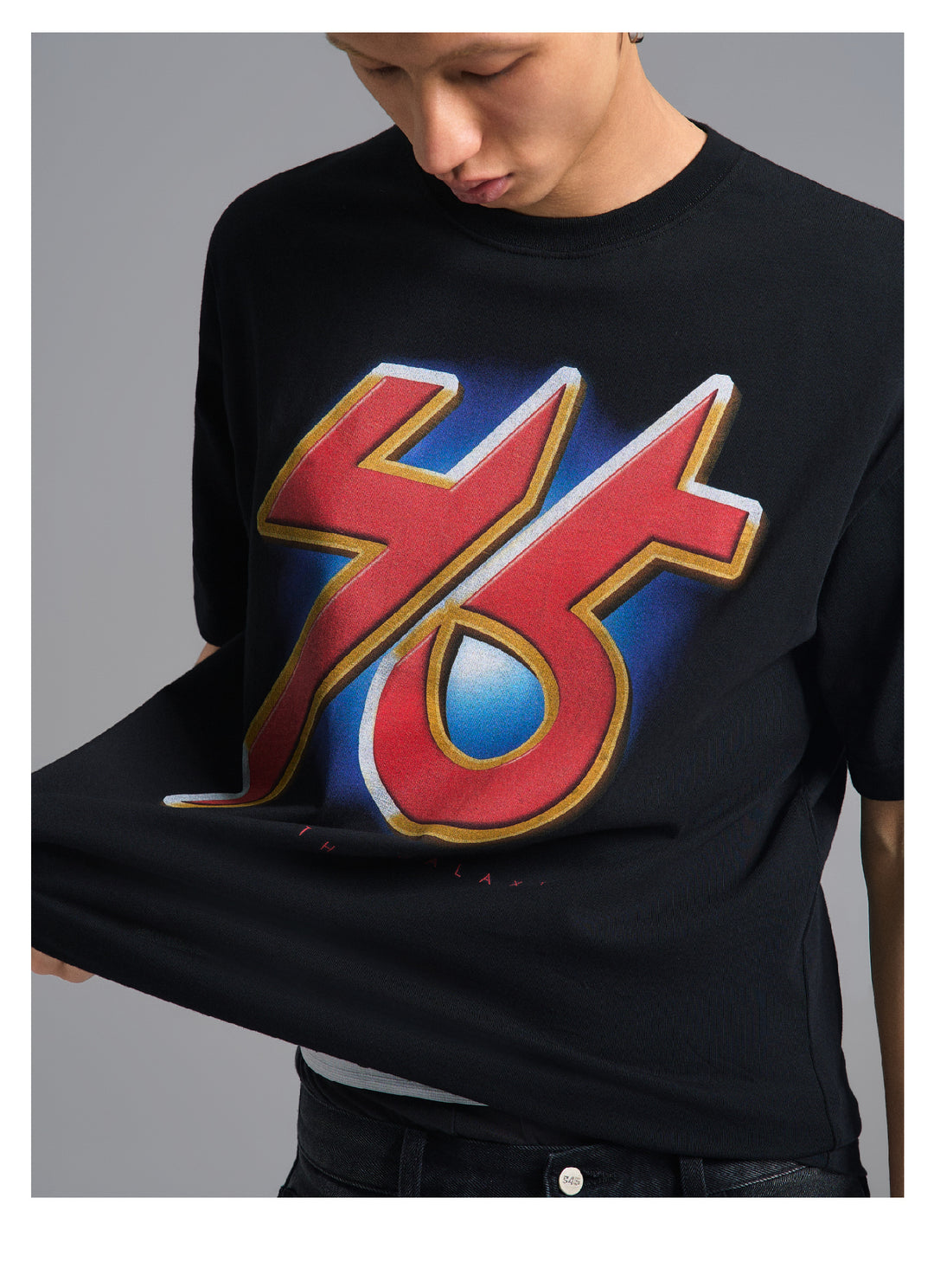 S45 Battle Metal Digital Logo Print Tee | Face 3 Face