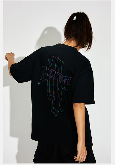 DICETINY Reflective Logo Tee | Face 3 Face