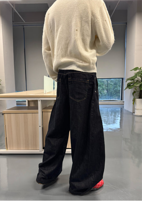 STEEPC Magnetic Button Scimitar Jeans | Face 3 Face