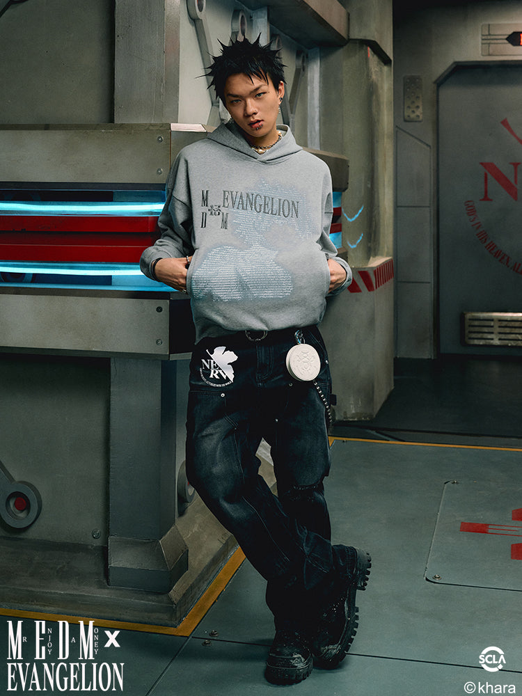 MEDM x EVA Unit-13 Kaworu Nagisa Hoodie | Face 3 Face