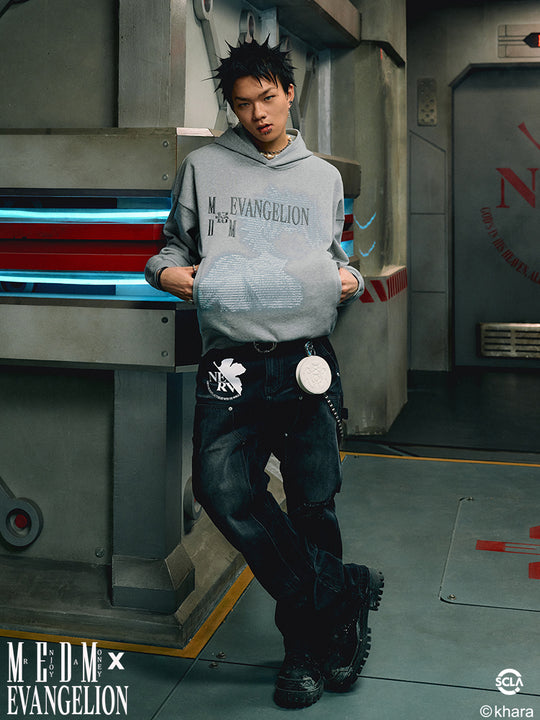MEDM x EVA Unit-13 Kaworu Nagisa Hoodie | Face 3 Face