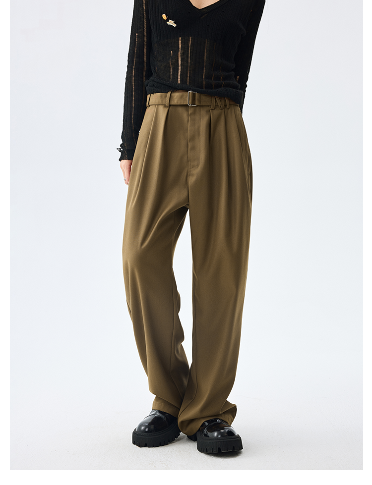 MEDM M-Shaped Belt Loop Suit Pants | Face 3 Face