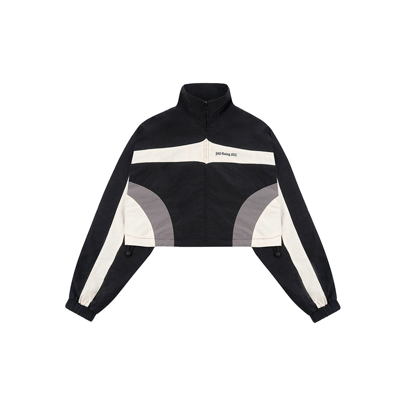 1807 Colorblock Cropped Track Jacket | Face 3 Face