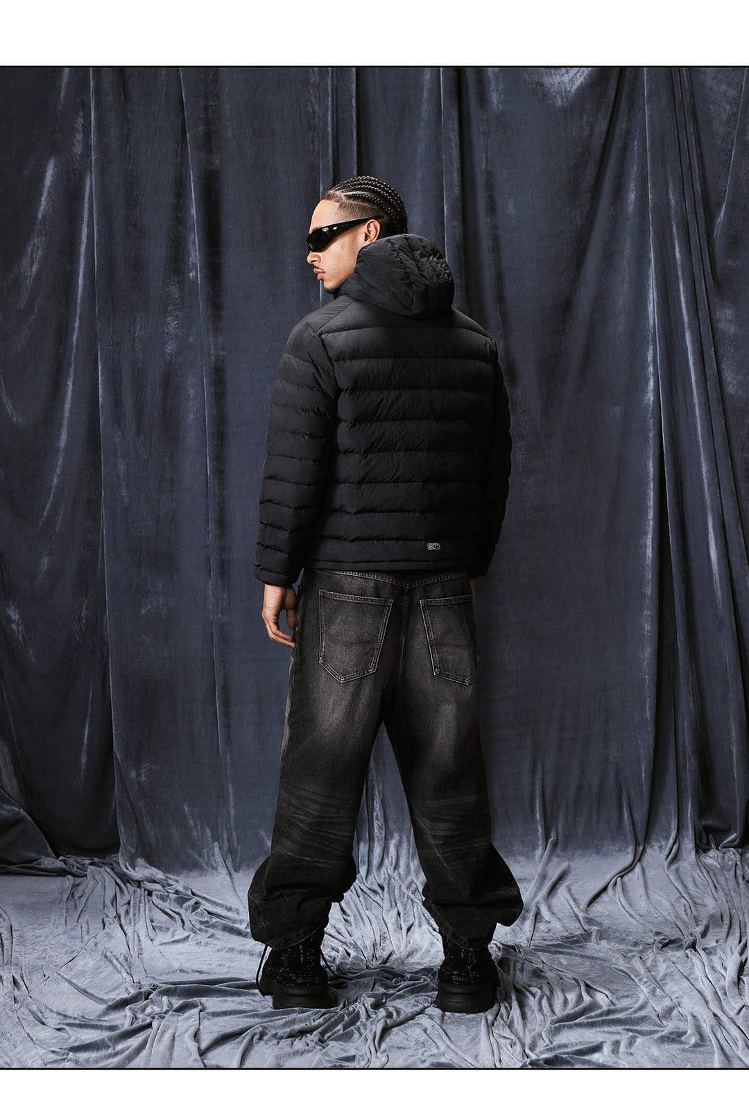 1807 Washed Fade Nylon Lightweight Down Jacket | Face 3 Face
