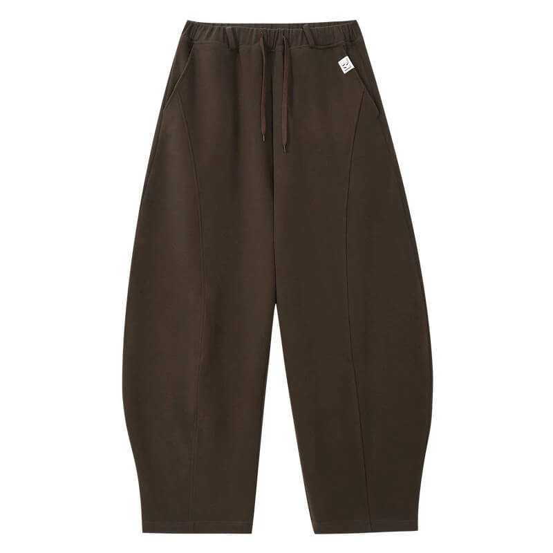 MEDM Curved Metal Tag Baggy Sweatpants | Face 3 Face